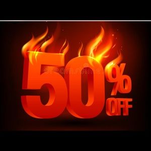 50% OFF EVERYTHING!